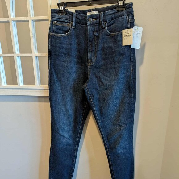 Good American Good Waist Indigo203 Skinny Jeans NWT - Picture 4 of 4